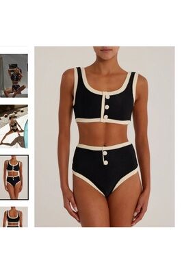 Same Grace ribbed bikini set